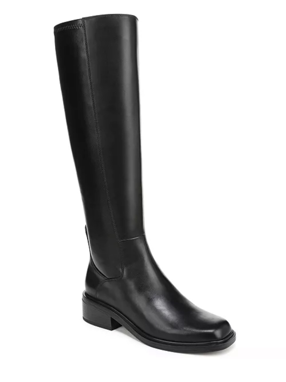 Franco Sarto black giselle leather riding boots nib sz 9.5 m